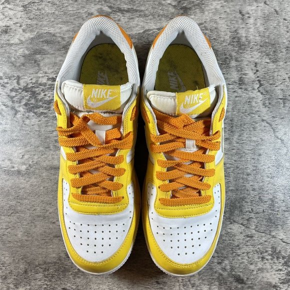 Nike Terminator Low Basic White Yellow 2009 Rare 336610-113 Men’s 9.5 - Picture 6 of 7